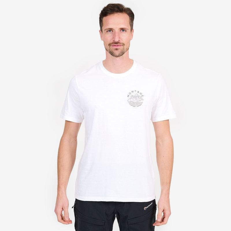 White Men's Montane Starscape T Shirts | YEH1570SN