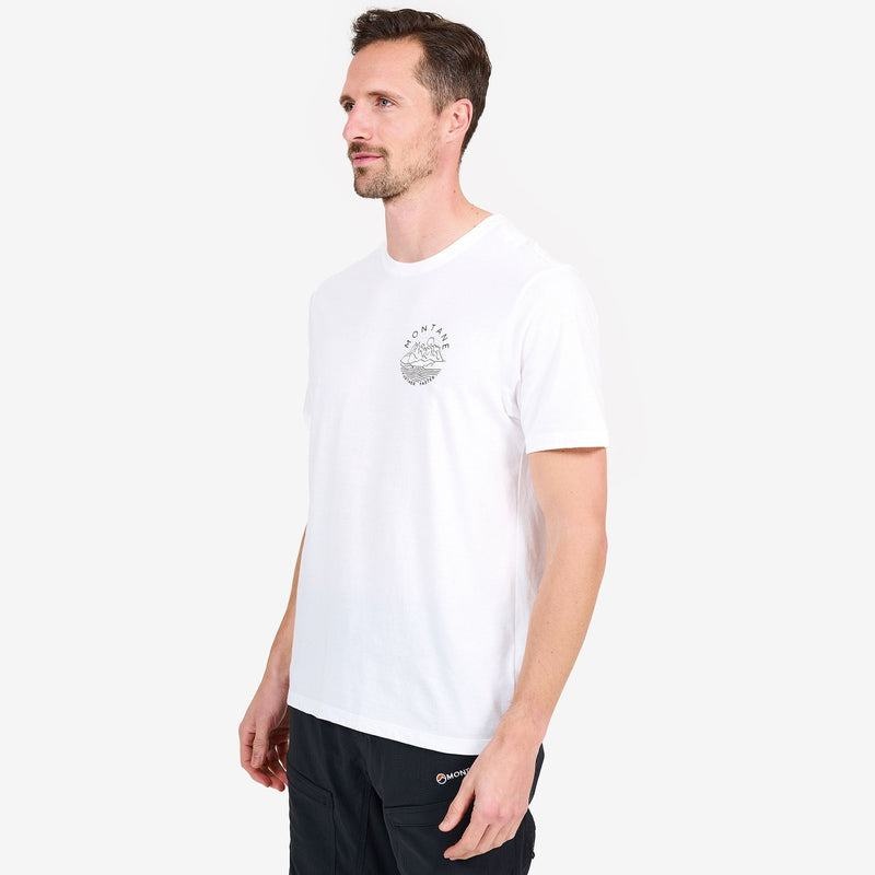 White Men's Montane Starscape T Shirts | YEH1570SN