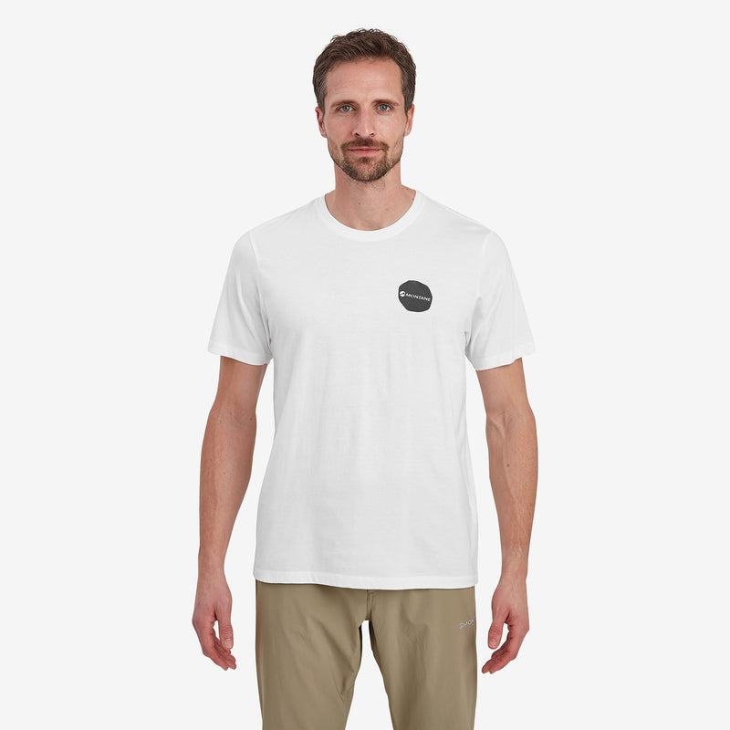 White Men's Montane Transpose T Shirts | TZW8166RV